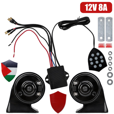Klaxon Musical 10 Sons Universel 12V Voiture
