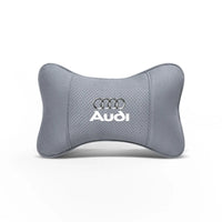 Coussin de Nuque Suédine Appuie-Tête Voiture Audi Q7 A6 — vue en situation