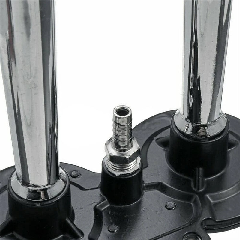 Klaxon Double Trompette Noir Compresseur 12V Voiture
