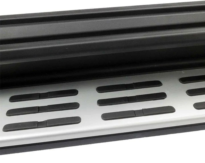 Marchepieds Fixes Mercedes GLE Coupé W167 2021-2026 Argent et Noir 2 Pièces