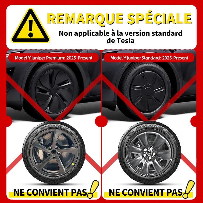 Enjoliveurs Style Storm Tesla Model Y 19 Pouces 2020-2024