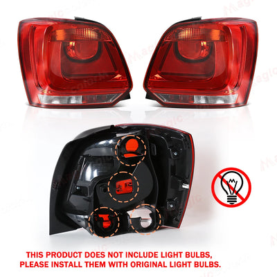Feux Arrière VW Polo 6R 2009-2014 Sans Ampoule 12V