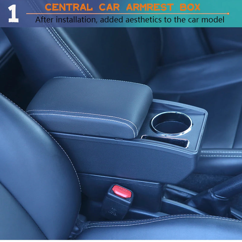 Accoudoir Central Citroën C3 C4 Charge Rapide Type-C ou 6 USB Rangement