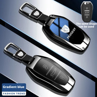 Coque de Clé Peugeot Dégradé Alliage de Zinc Clé Fixe ou Repliable