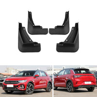 Garde-Boue Volkswagen T-Roc 2017-2024 Jeu de 4 Bavettes Anti-Éclaboussures Avant et Arrière