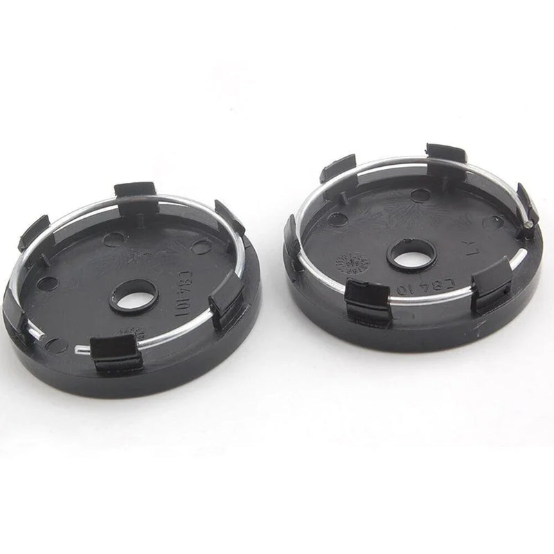Cache-Moyeux Universels Vierges 60mm Sans Logo Kit 4 — vue de profil