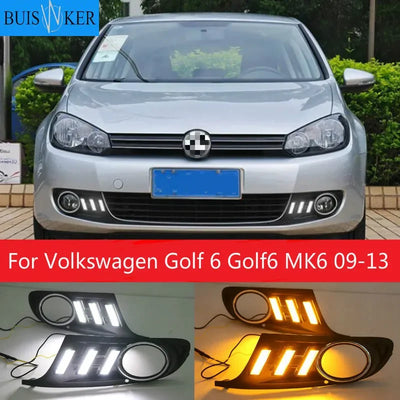 Feux DRL LED VW Golf 6 MK6 2009-2013 Antibrouillard Couleur