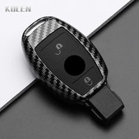 Étui de Protection Clé Mercedes Classe A B C E GLA GLC CLA CLS Fibre de Carbone 2 ou 3 Touches