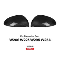 Coques de Rétroviseur Mercedes W206 W223 W254 W295 Carbone Véritable Style OEM