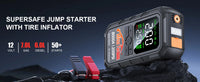 Booster de Batterie Voiture 8000A avec Compresseur 200 PSI