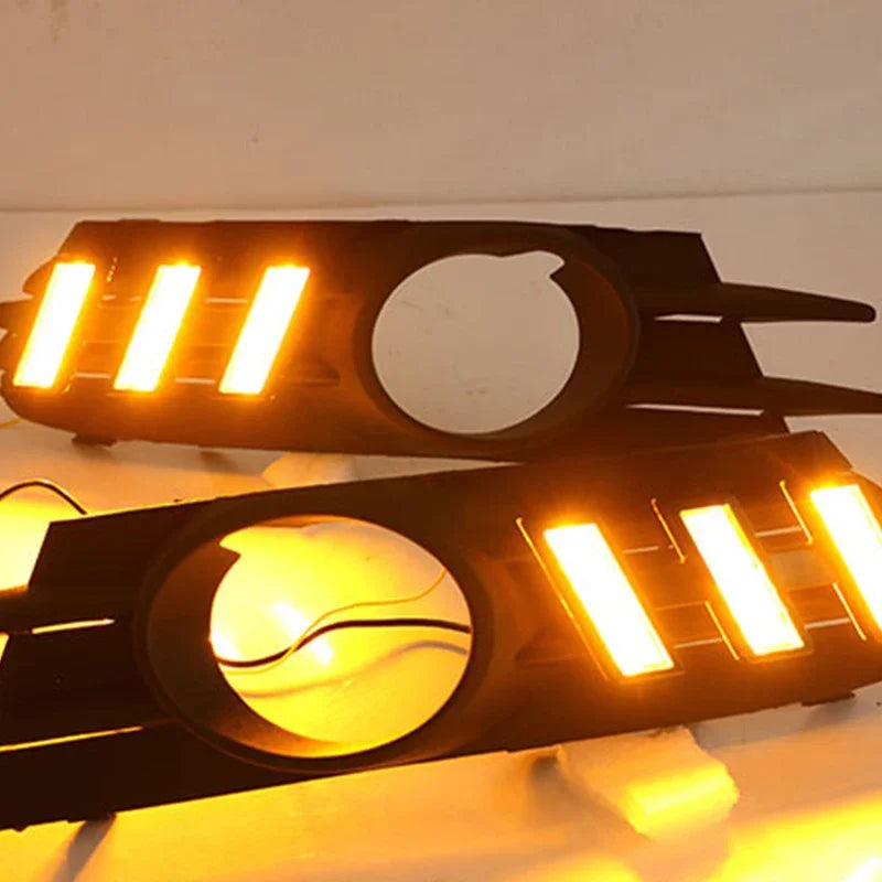 Feux de Jour LED Volkswagen Scirocco 2009-2014 Blanc et Ambre