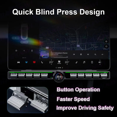 Bouton de Commande Multimédia Tesla Model 3 Y Console Centrale