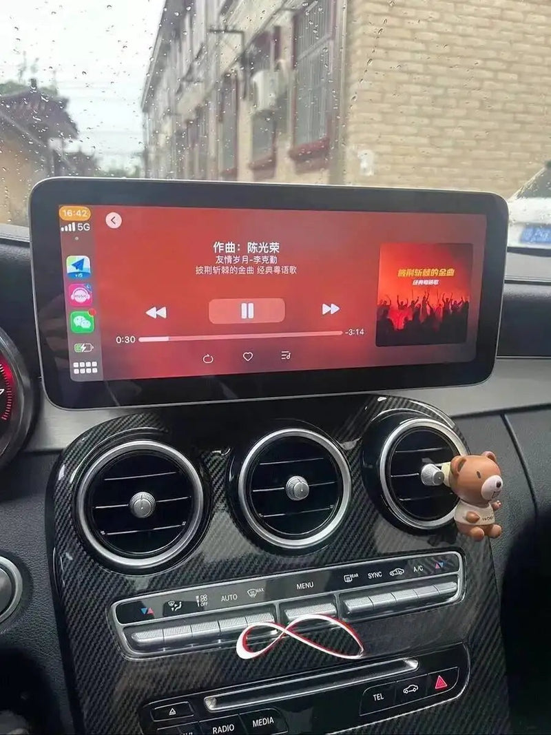 Autoradio Android 14 Mercedes-Benz GLC X253, C et Classe V W446 W447 2015-2018 Écran 12,8 pouces CarPlay DSP