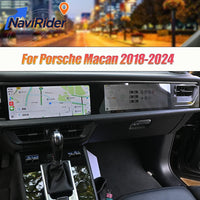 Autoradio Double Écran 12,3 + 12,3 Pouces Porsche Macan 2018-2024 Android CarPlay GPS 4G