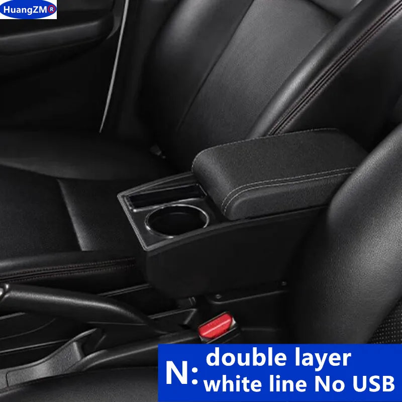 Accoudoir Peugeot 207 207 CC Console Centrale avec Rangement Porte-Gobelet et USB