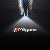 Projecteur Porte Renault Mégane, Scénic, RS, Rechargeable USB, Lot de 2, 3 Motifs