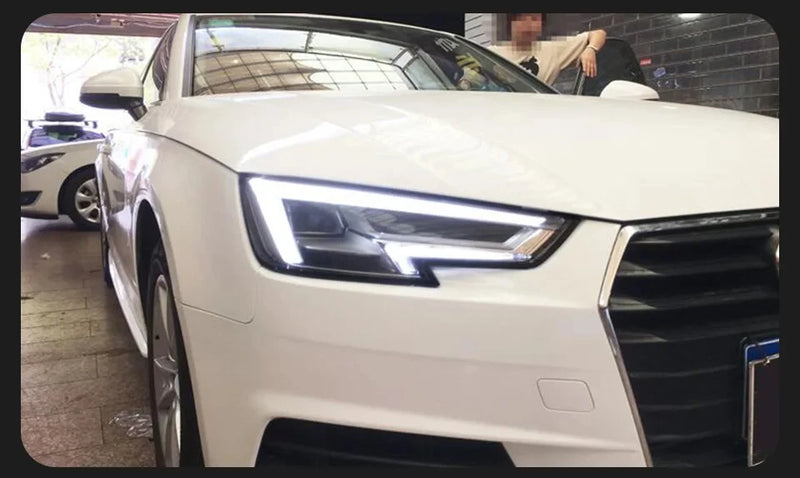 Phares LED Audi A4 B9 2017-2020 A4L Paire Avant Feux de Jour Clignotants