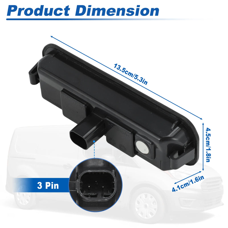 Bouton d'Ouverture de Coffre Ford Transit Connect 2014-2023 — vue de profil