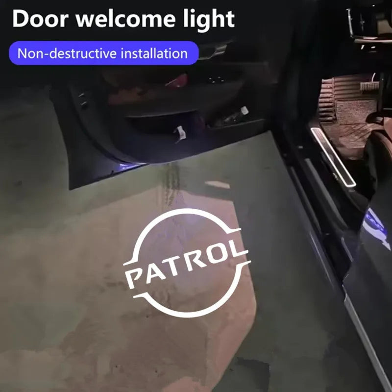 Projecteur Logo Porte Nissan Patrol Y62 LED 2 Pièces