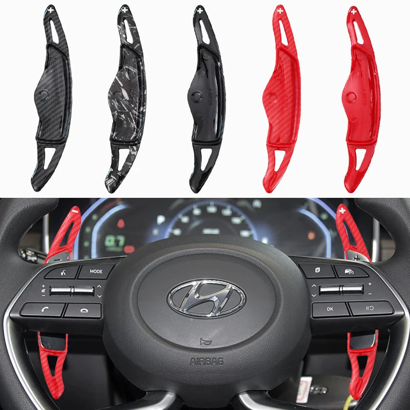 Steering Wheel Paddle Shifters Hyundai Elantra Sonata Tucson Adhesive ABS