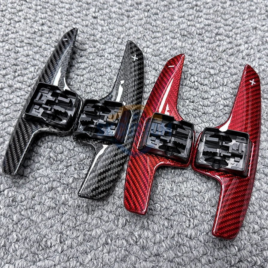 Palettes au Volant Chevrolet Camaro 2016-2022 Corvette C7 Carbone