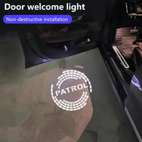Projecteur Logo Porte Nissan Patrol Y62 LED 2 Pièces