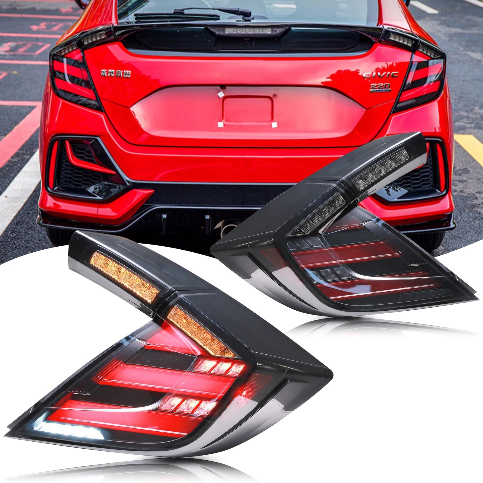 Feux Arrière LED Honda Civic 2016-2021 Type-R