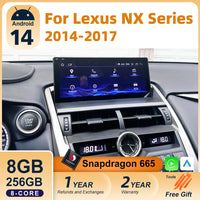 Autoradio Android 14 Lexus NX 200 200t 300h 2014-2021 Écran 10,25 Pouces CarPlay DSP GPS