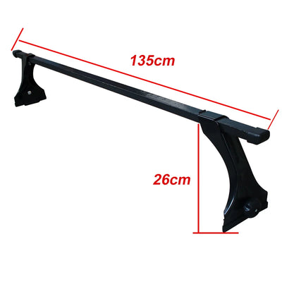 Barres de Toit Universelles 120 et 135 cm Sans Rails