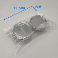 Cache-Moyeux Universels Vierges 58mm ABS Kit 4 — vue de trois quarts