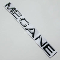 Logo Renault Mégane, Lettres de Coffre 3D 23,5 cm Rouge, Noir, Chrome ou Or, Mégane 1, 2, 3, 4 et RS