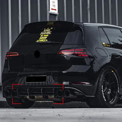 Diffuseur Arrière Volkswagen Golf 7.5 R GTI 2017-2020