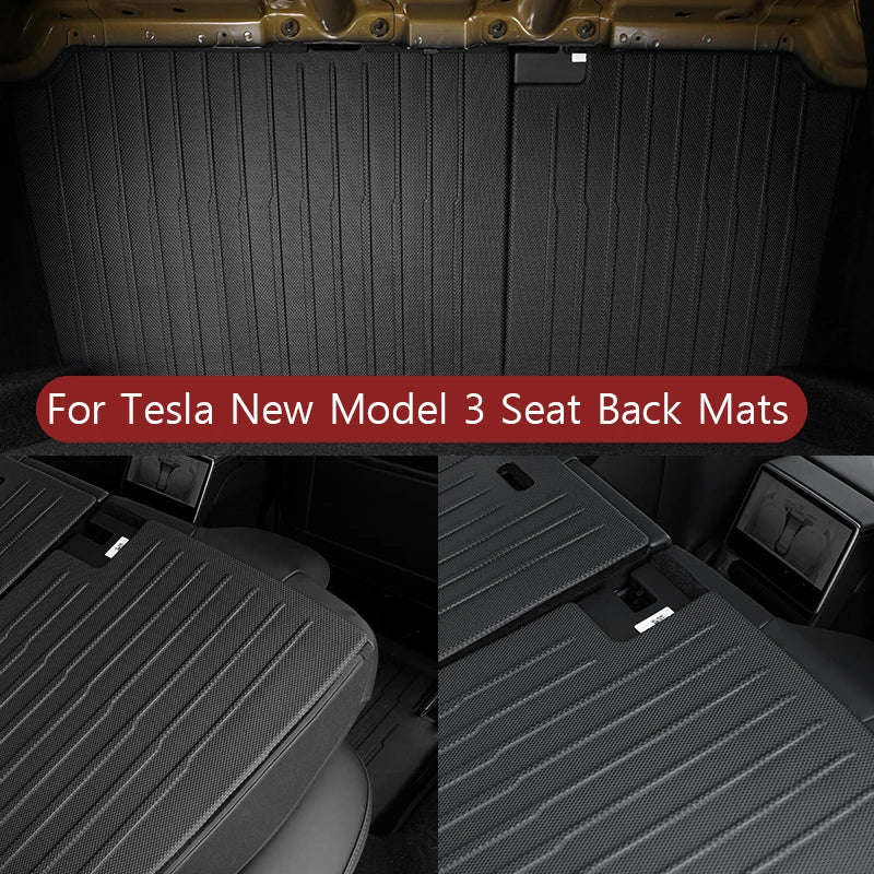 Tapis de Sol et de Malle Tesla Model 3 Highland 2024-2026 TPE Étanches Antidérapants