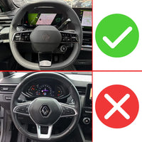 Palettes au Volant Renault Clio 6 2026 Aluminium