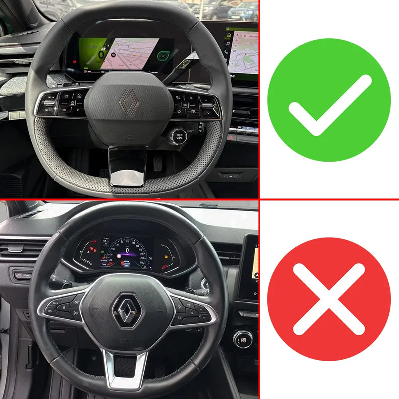 Palettes au Volant Renault Clio 6 2026 Aluminium