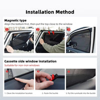 Pare-Soleil Magnétique Vitres Latérales Suzuki Vitara 2014-2024
