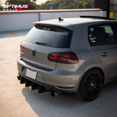 Diffuseur Arrière 3-4 Pièces VW Golf MK6 GTI