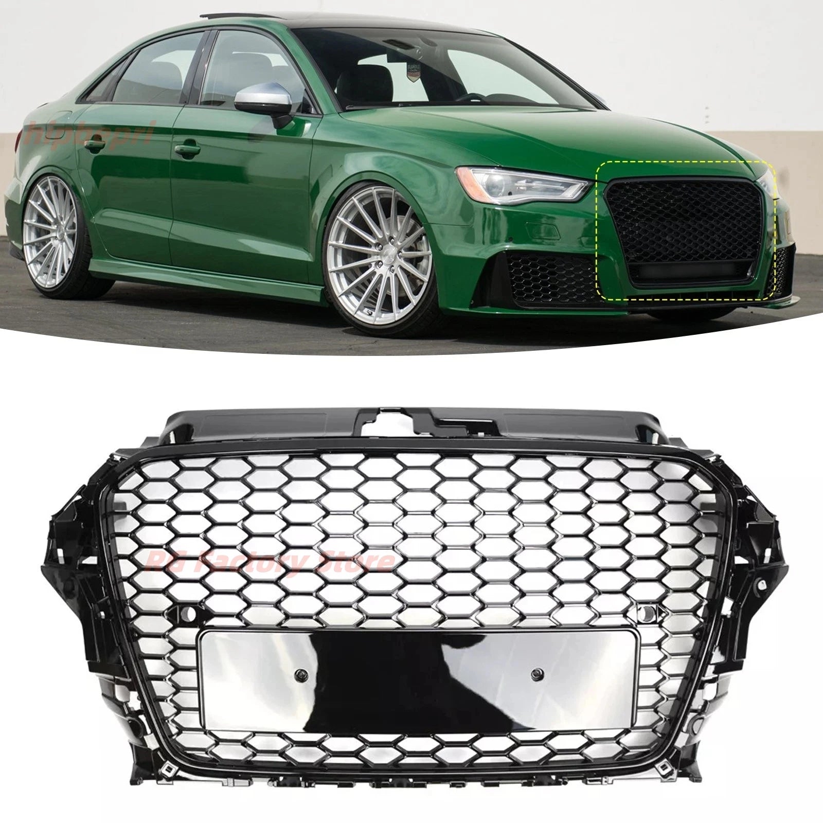 Calandre Audi A3 S3 8V 2012-2016