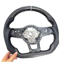 Volant Fibre de Carbone Volkswagen Golf MK7 MK7.5 GTI R GTD GTE T-Roc Polo GTI Scirocco