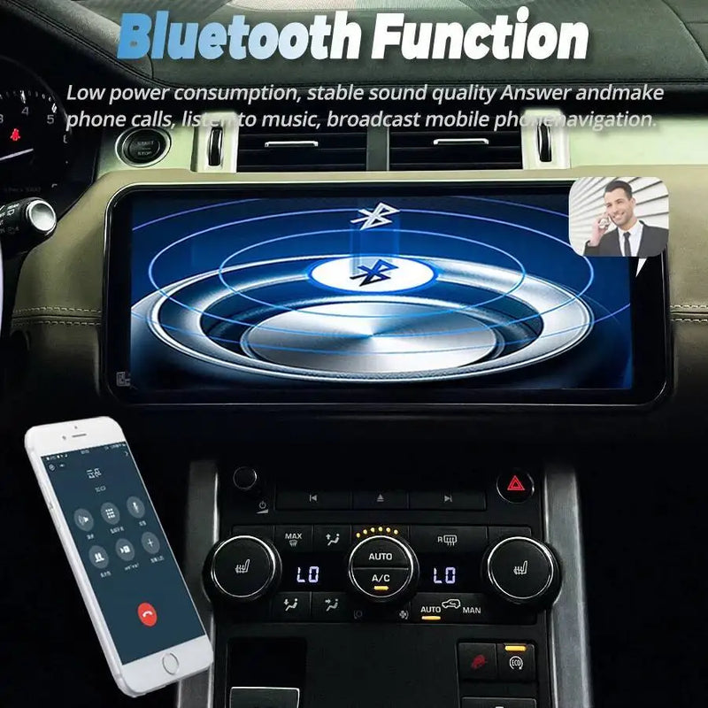 Autoradio Android 15 Land Rover Range Rover Evoque 2012-2018 Écran 12,3 Pouces CarPlay GPS DSP