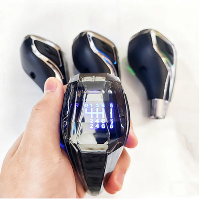 Pommeau de Levier de Vitesse LED Cristal 7 Couleurs