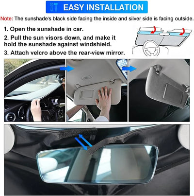 Pare-Soleil Pare-Brise Kia Niro 2017-2024 Anti-UV