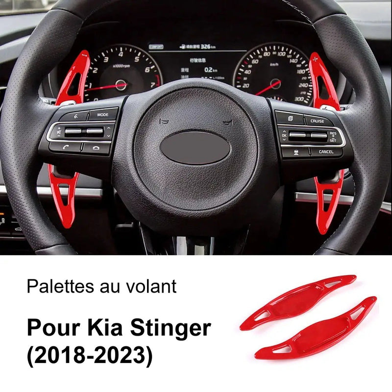 Palettes au Volant Kia Stinger GT 2018-2023 ABS Adhésives