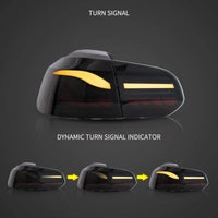 Feux Arrière OLED VLAND Volkswagen Golf 6 2008-2014 — détail de finition