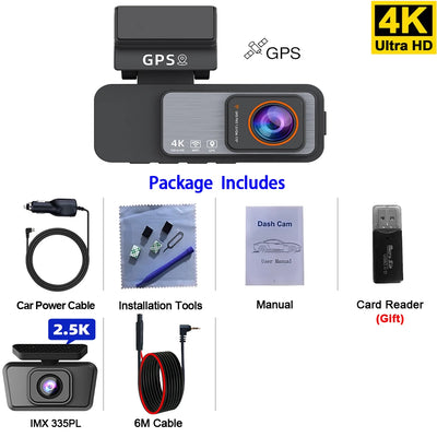 Dashcam ACCEO B60P 4K UHD Double Objectif Sony