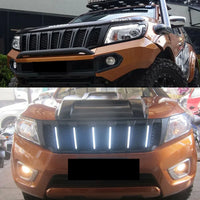 Calandre Nissan Navara NP300 2015-2019 Noir Mat avec ou sans LED