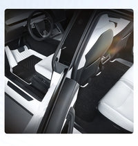 Tapis de Sol Tesla Model Y Juniper 2025-2026 TPE Blanc Moquette Noire