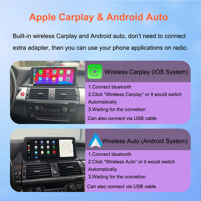 Autoradio Android BMW X5 E70 X6 E71 CarPlay