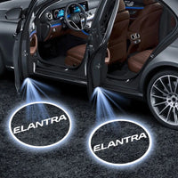 Projecteur Porte Hyundai Elantra 2008-2015, Lumière de Bienvenue LED, Lot de 2, 7 Motifs