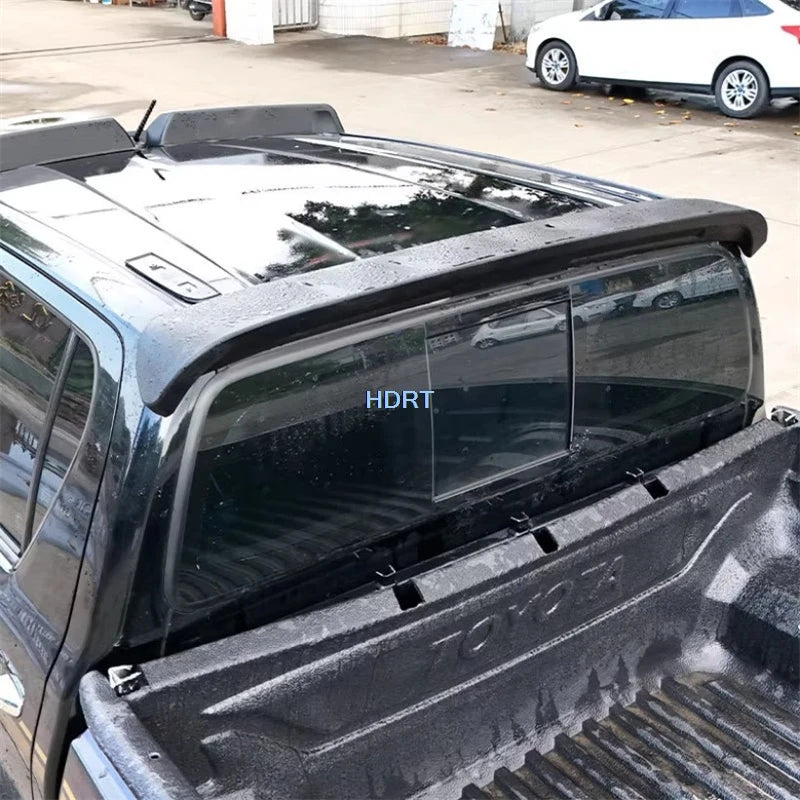 Becquet Aileron de Toit Arrière Toyota Hilux Revo 2015-2024 Noir, Blanc ou Aspect Carbone
